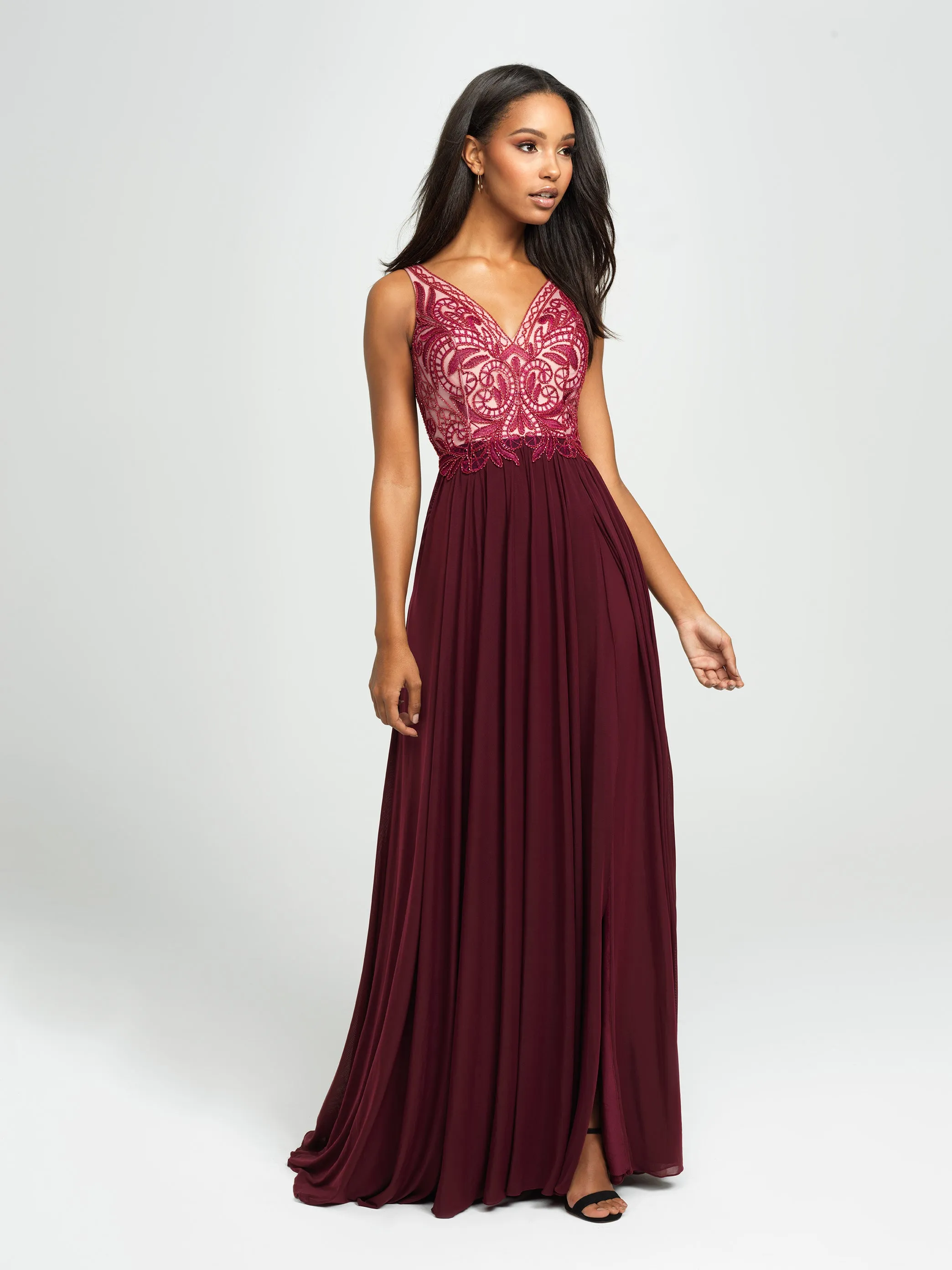19-108 Prom Dress Champagne