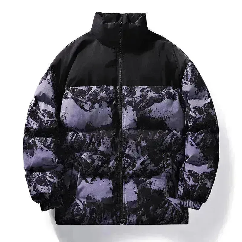 Autumn And Winter Casual Down Cotton-padded Puffer Jacket For Men