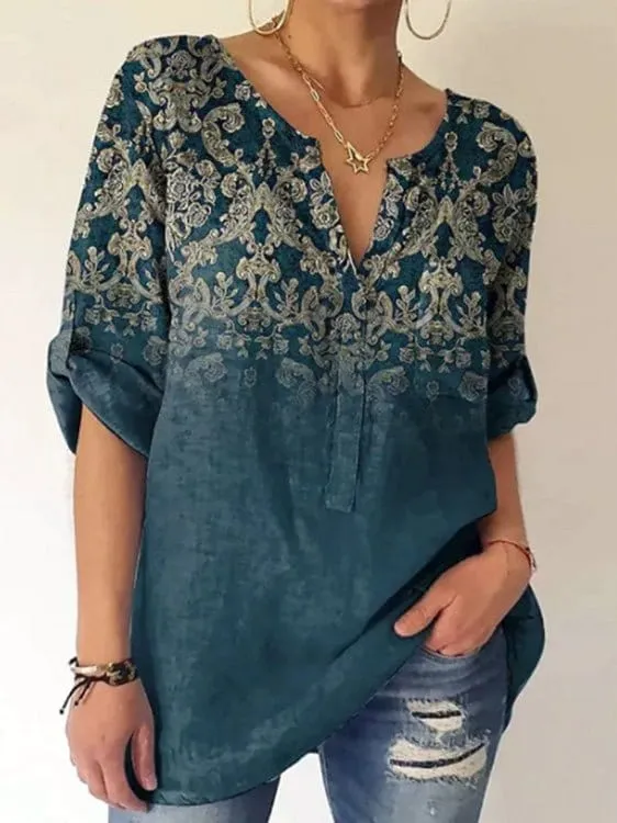 Bohemian Style Blouse