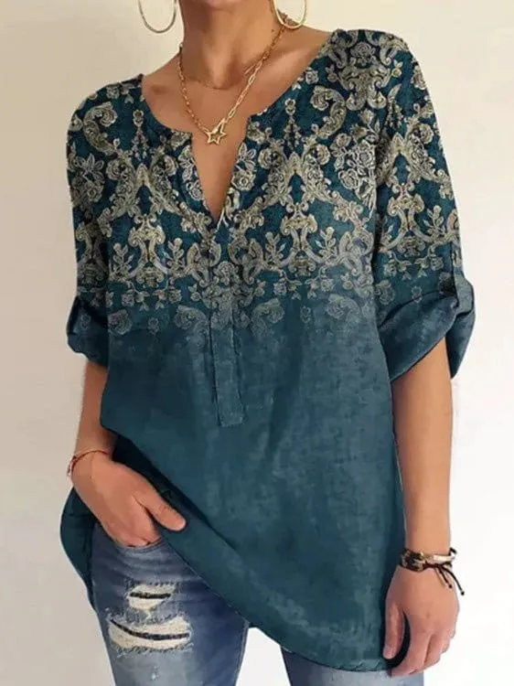 Bohemian Style Blouse