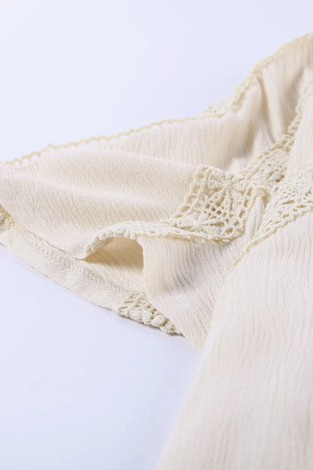 Casual Eyelet Jumpsuit