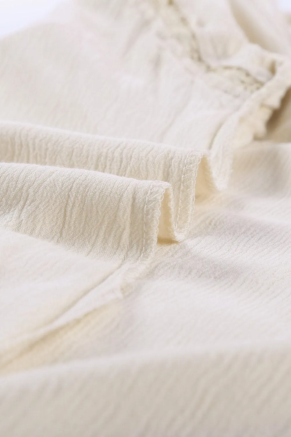 Casual Eyelet Jumpsuit