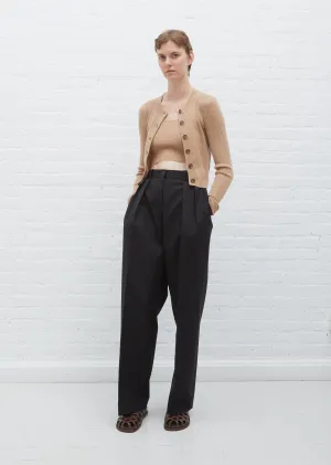 Contoy Cropped Cardigan – Camel