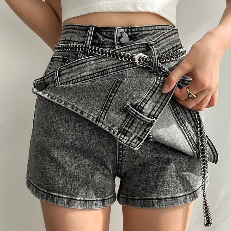 Cross-X Chained Skirt