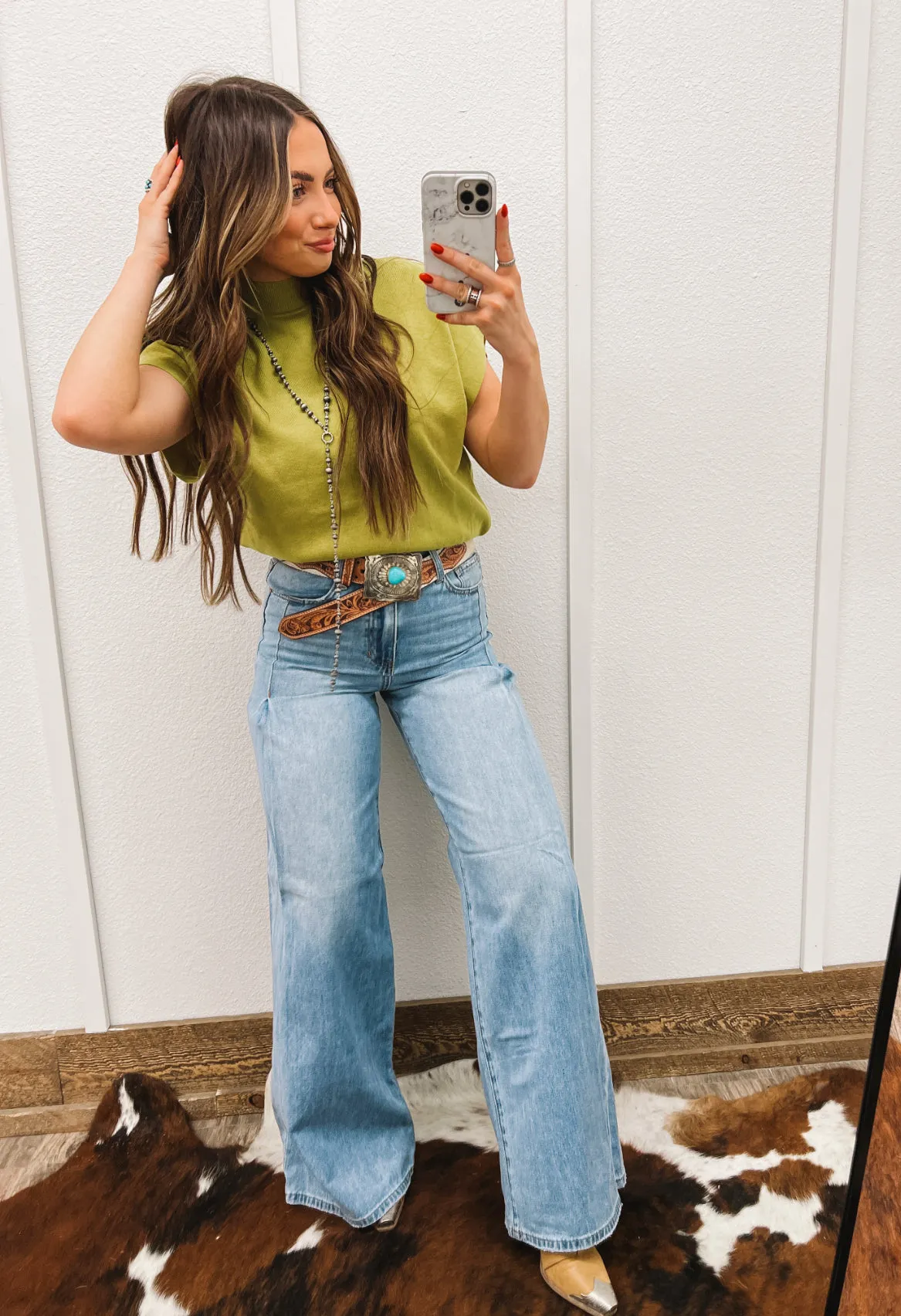 Denim Ways High Rise Super Wide Leg(P1698A)