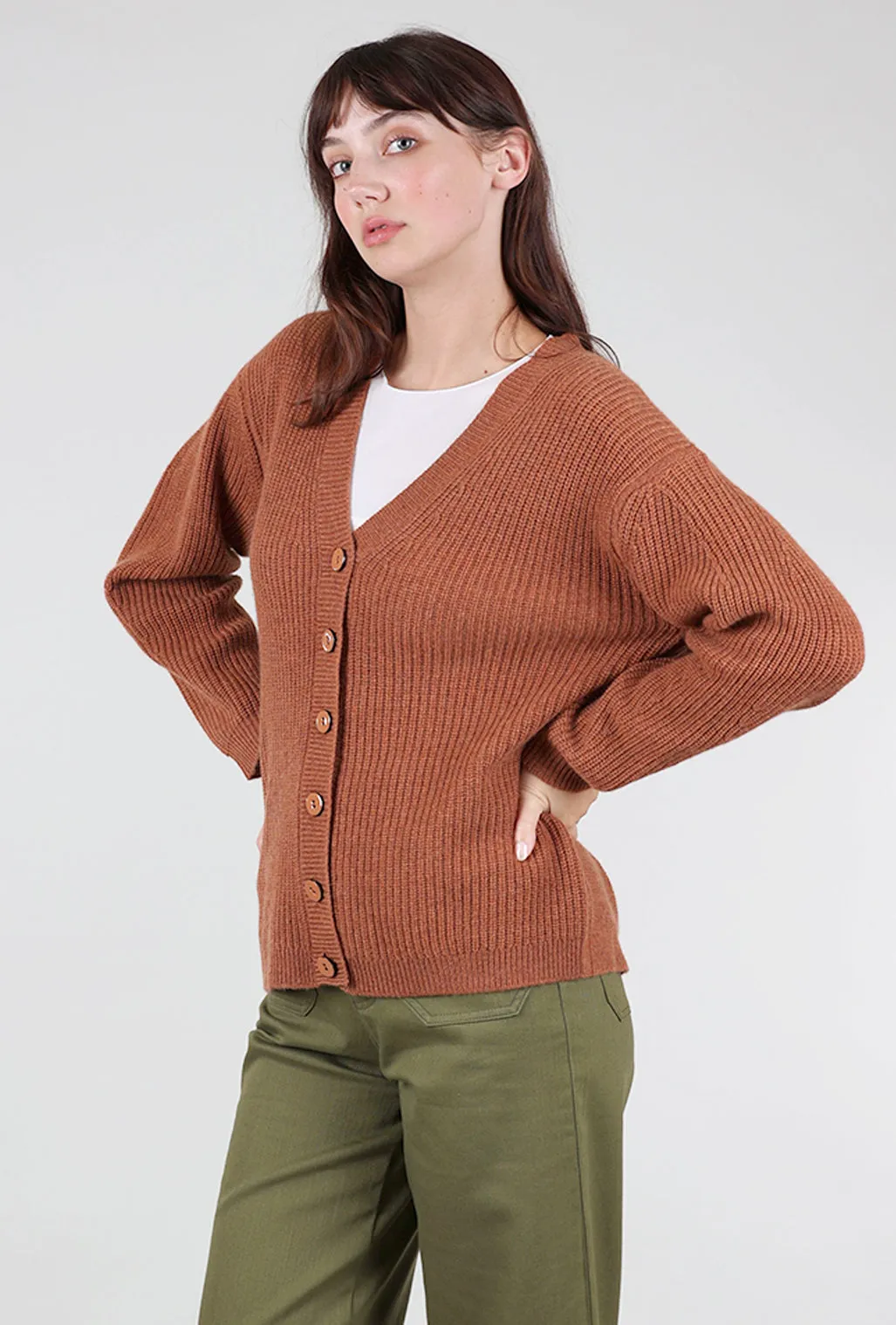 Elah Cardigan, Hazelnut