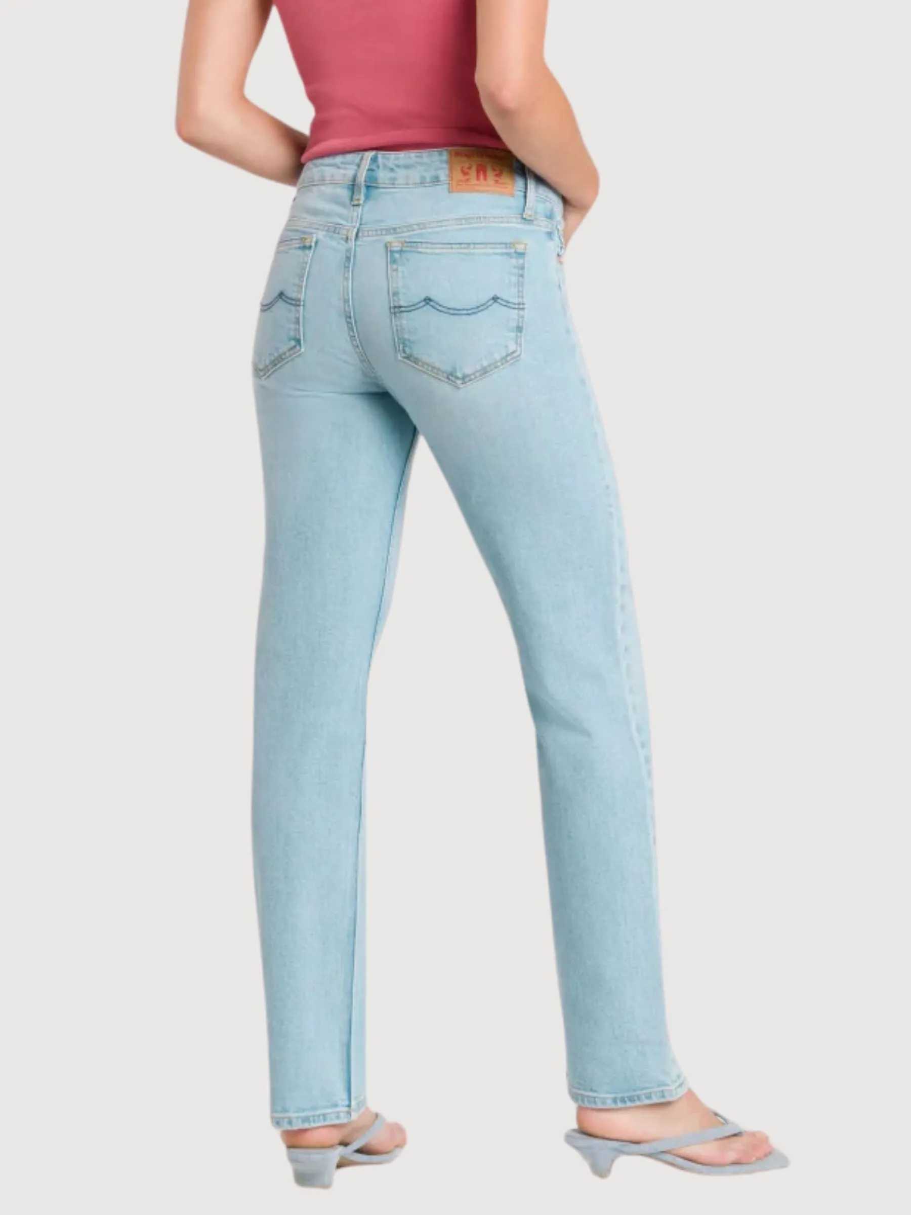 Emiko light Blue Jeans Organic Cotton Women | Kings of Indigo