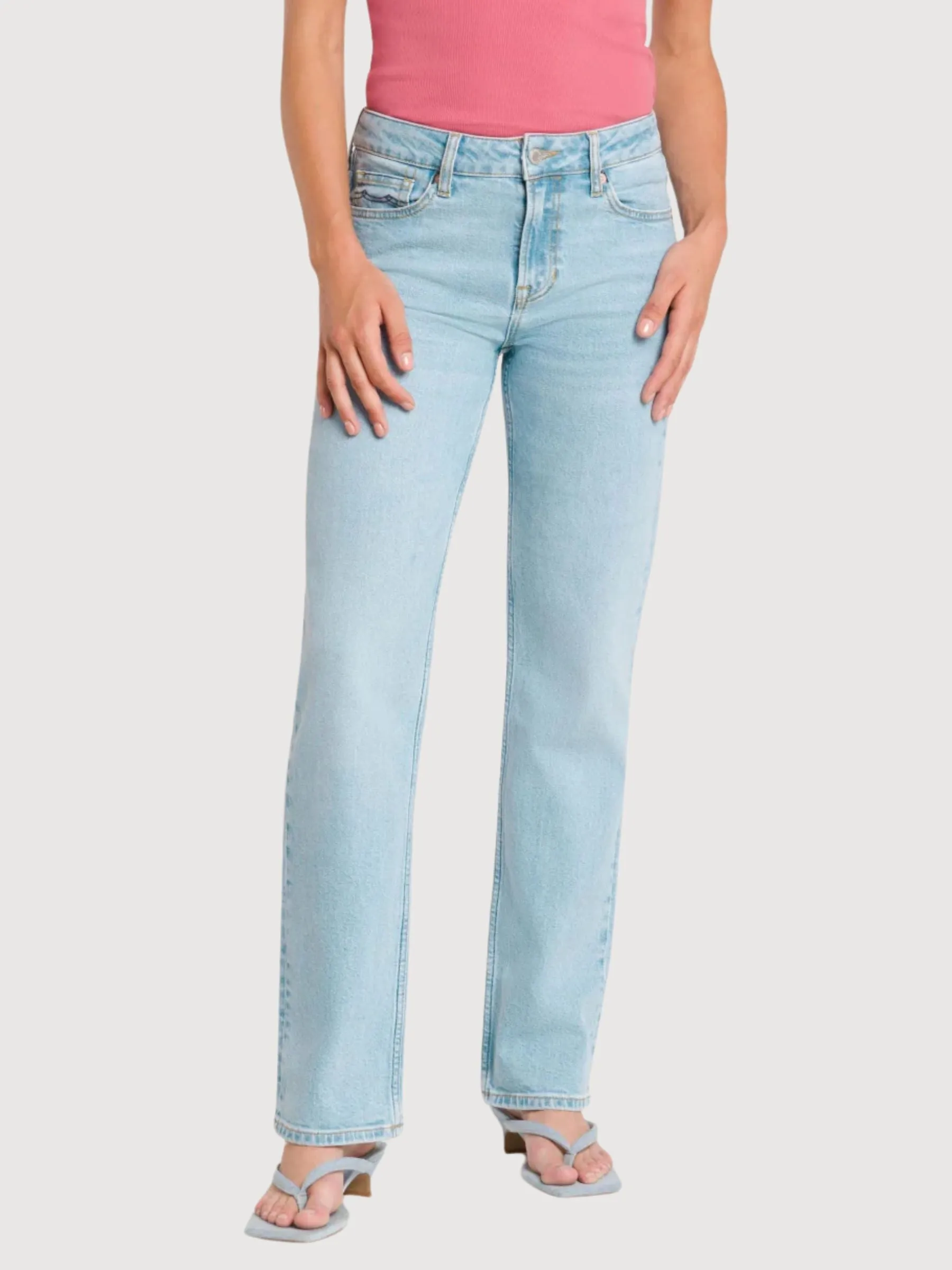 Emiko light Blue Jeans Organic Cotton Women | Kings of Indigo