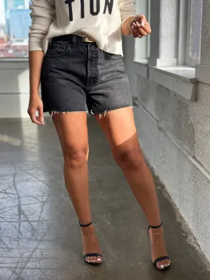 Everyday Hi-Rise Denim Short (Washed Black) by Z Supply