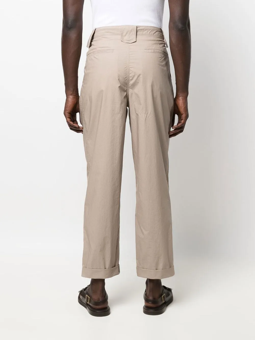 High-Rise Pleated Trousers