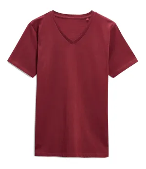 Khanomak Basic Plain Short Sleeve V Neck Mens T Shirt