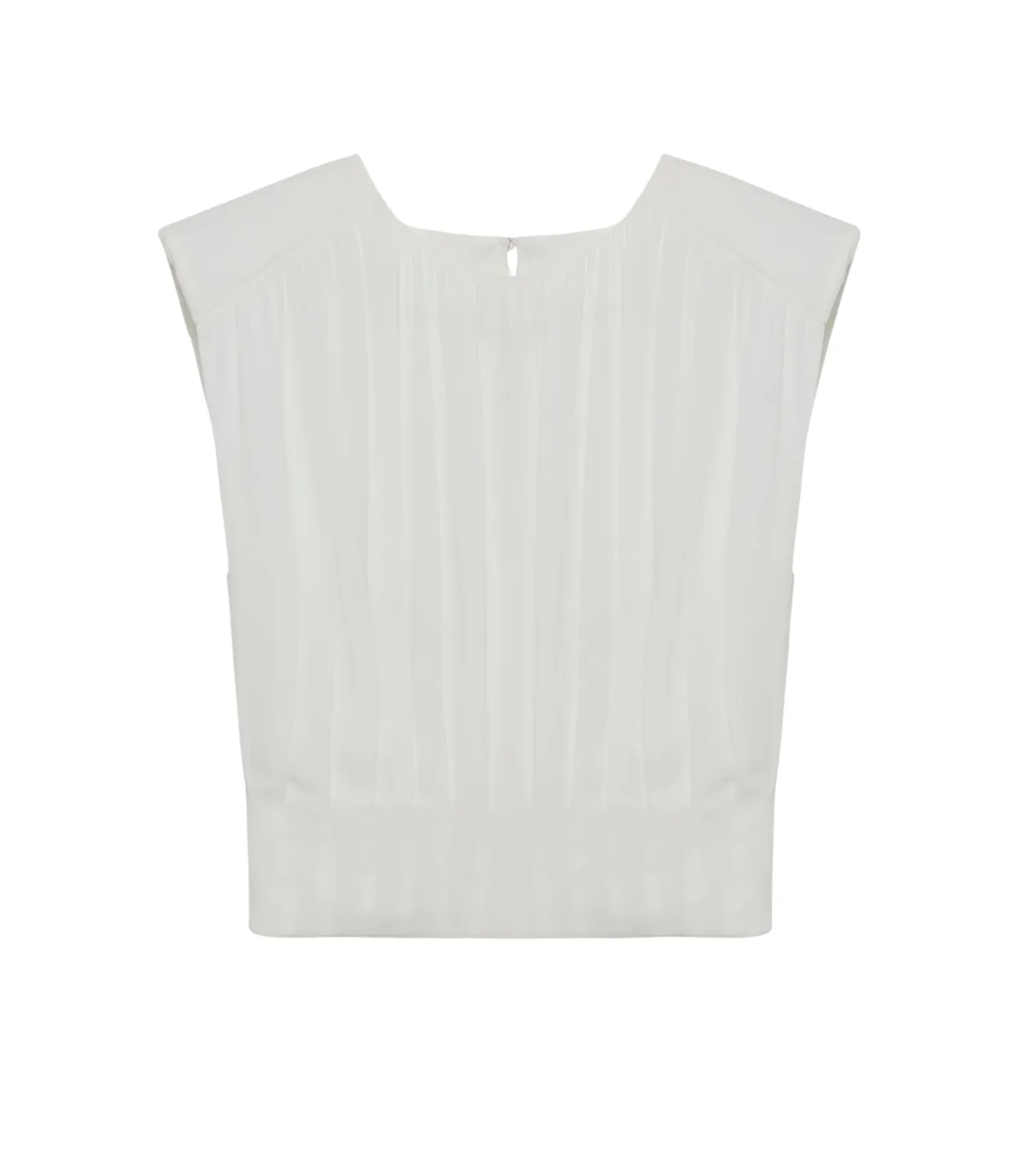 Matilda Crop Top in Ivory