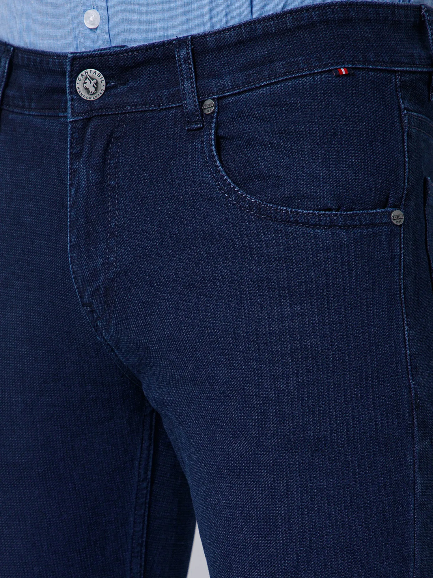 Men's Ultra Narrow fit No Fade Carbon Blue  Jeans