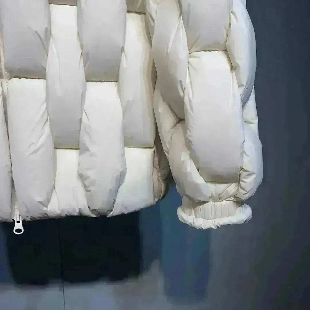 Men's Winter Cotton Thick Warm Puffer Jacket Street Hip pop style