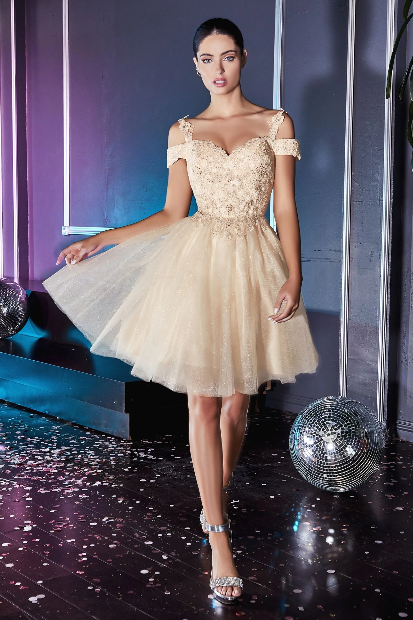 Off shoulder cocktail dress Sale