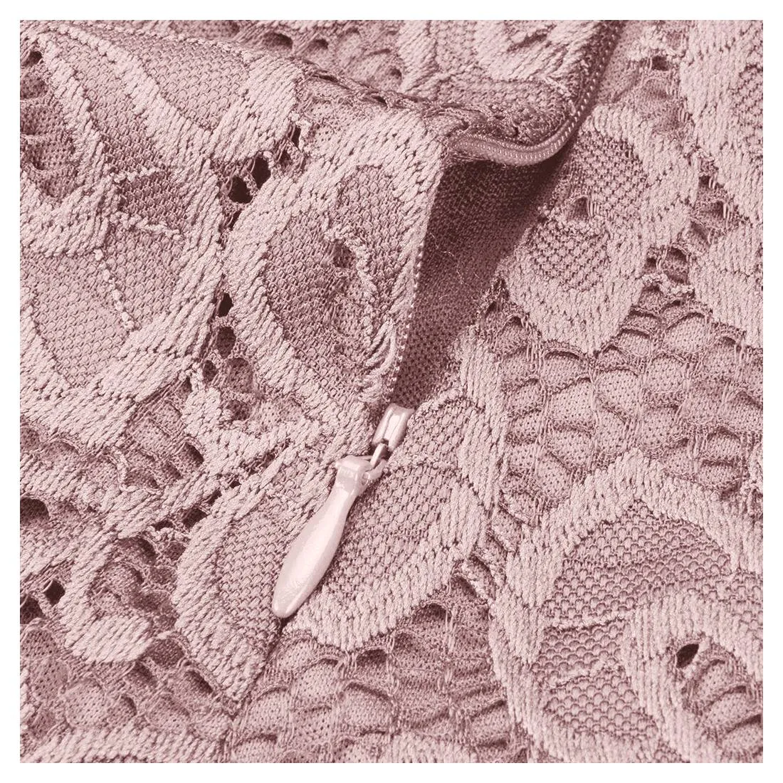Off-Shoulder Long Sleeve Lace Dress