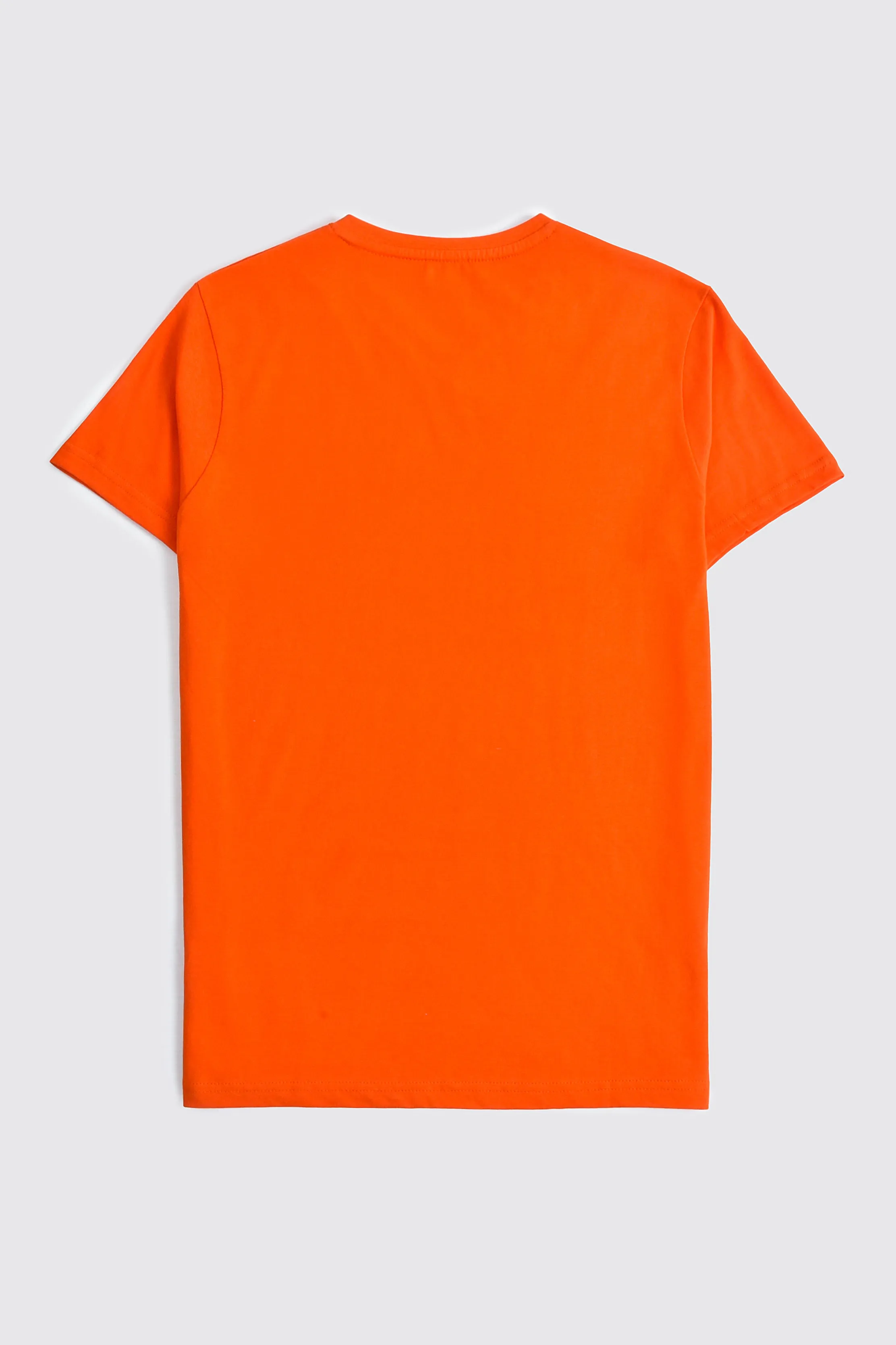 Orange V-Neck T-shirt