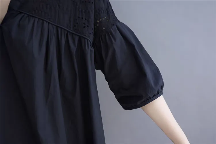 Plus Size Puff Sleeve Blouse