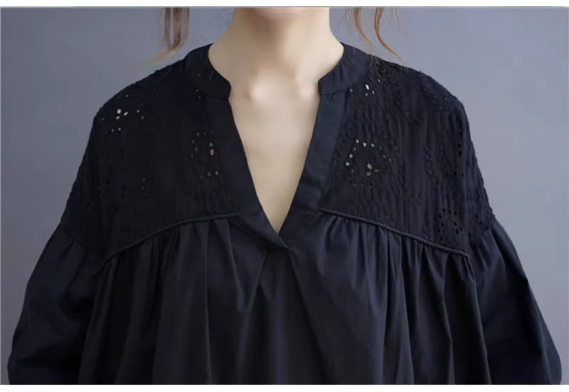 Plus Size Puff Sleeve Blouse