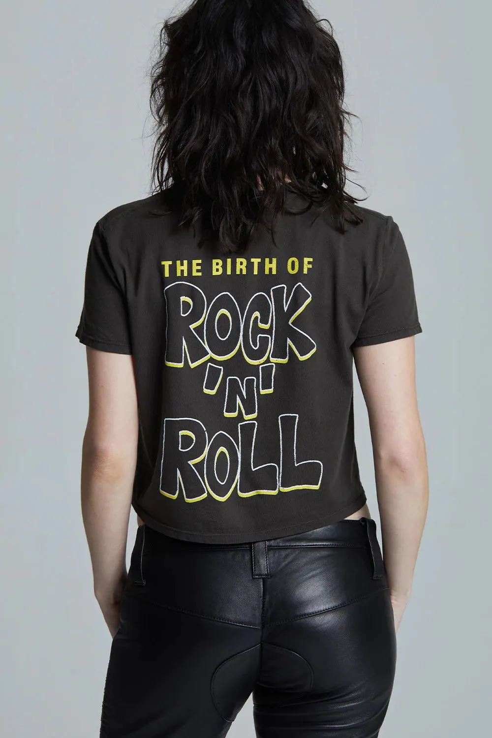 Recycled Karma Sun Records x Elvis Presley Crop Tee