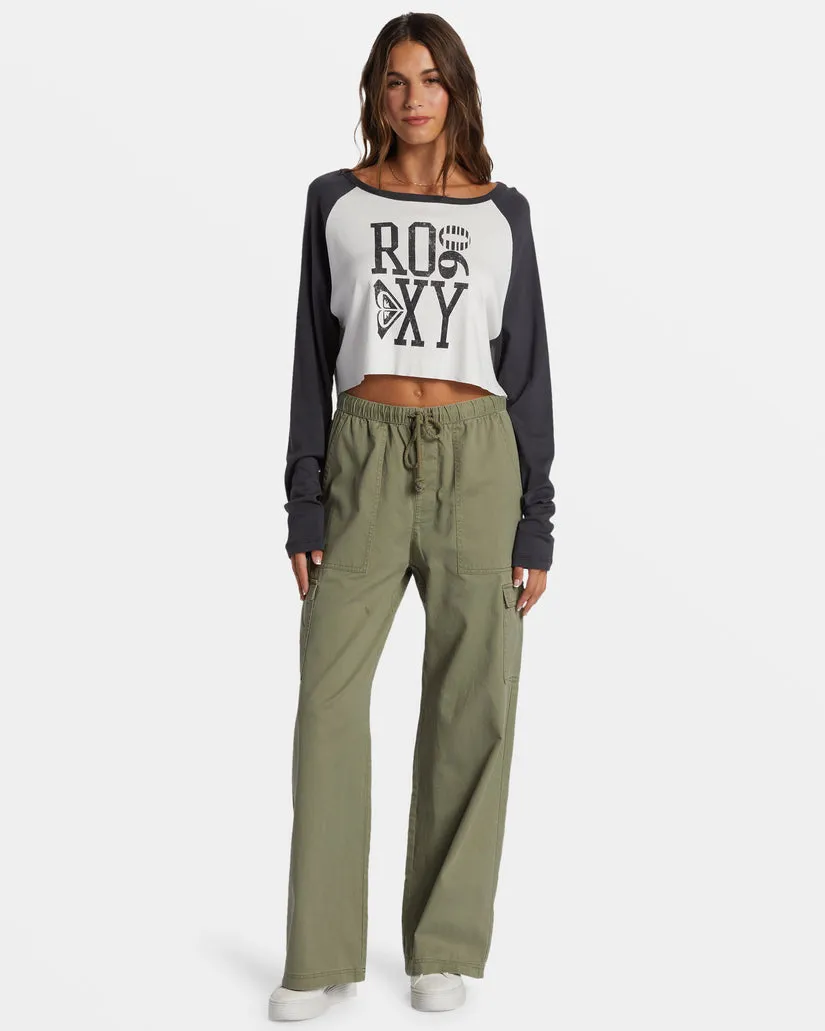 Roxy Heritage 90 L/S Tee-Phantom