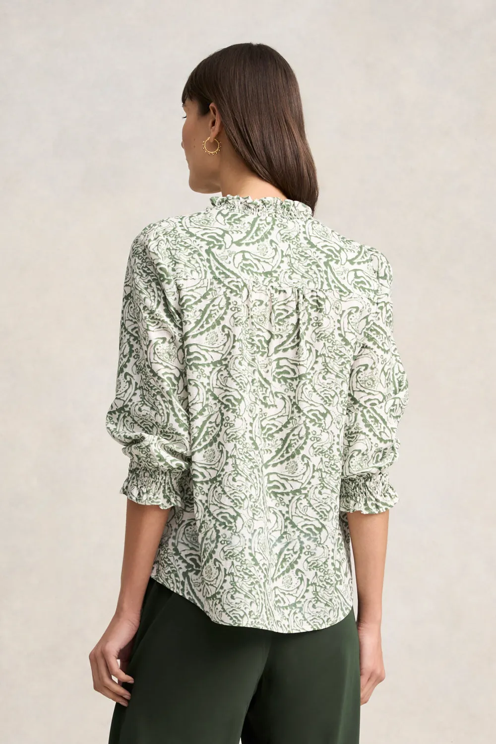 Ruffle Cotton Top