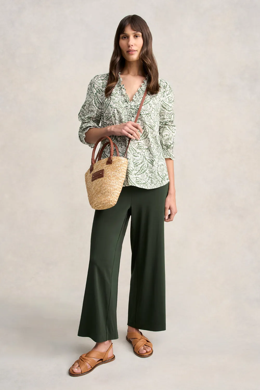 Ruffle Cotton Top