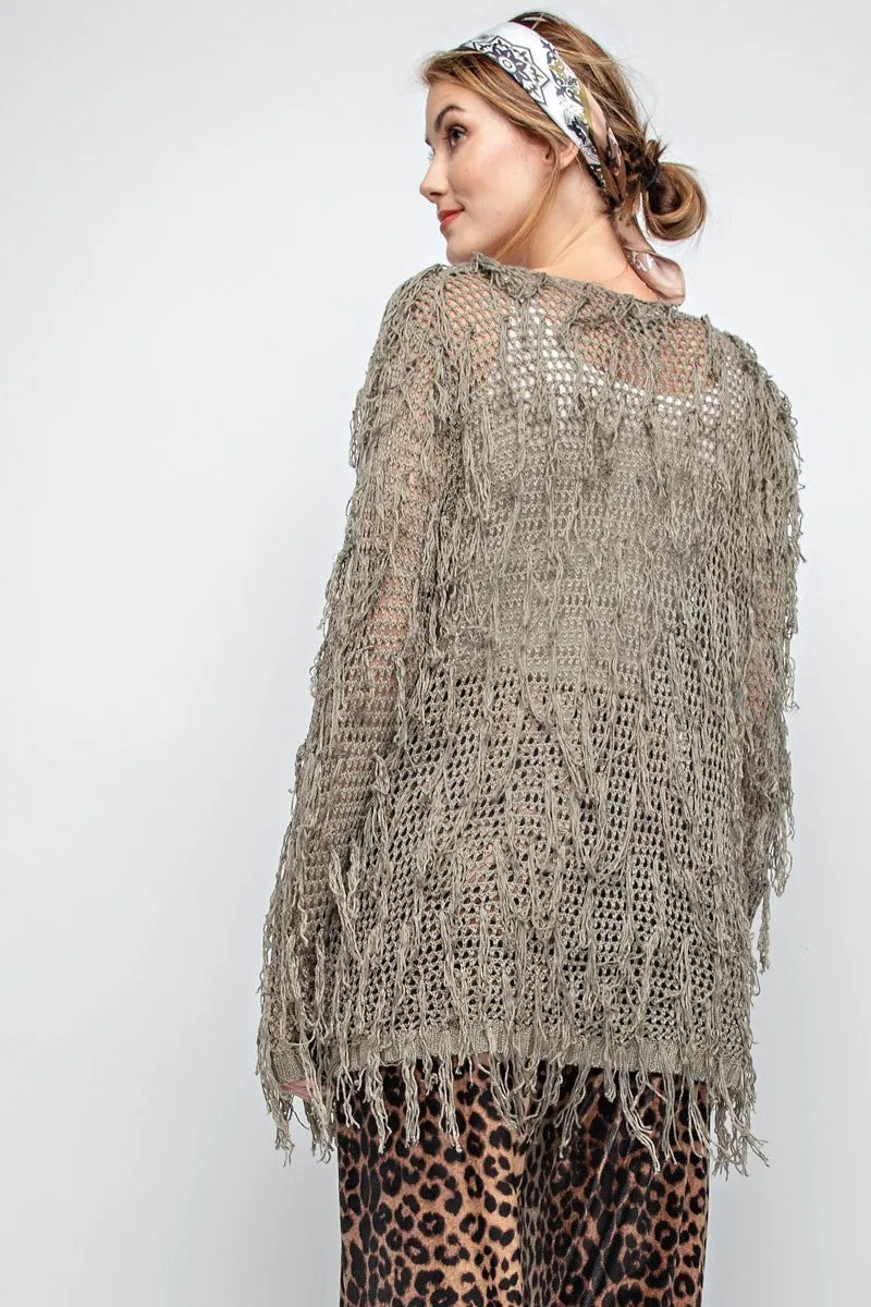 Sharon Fringed Cardigan