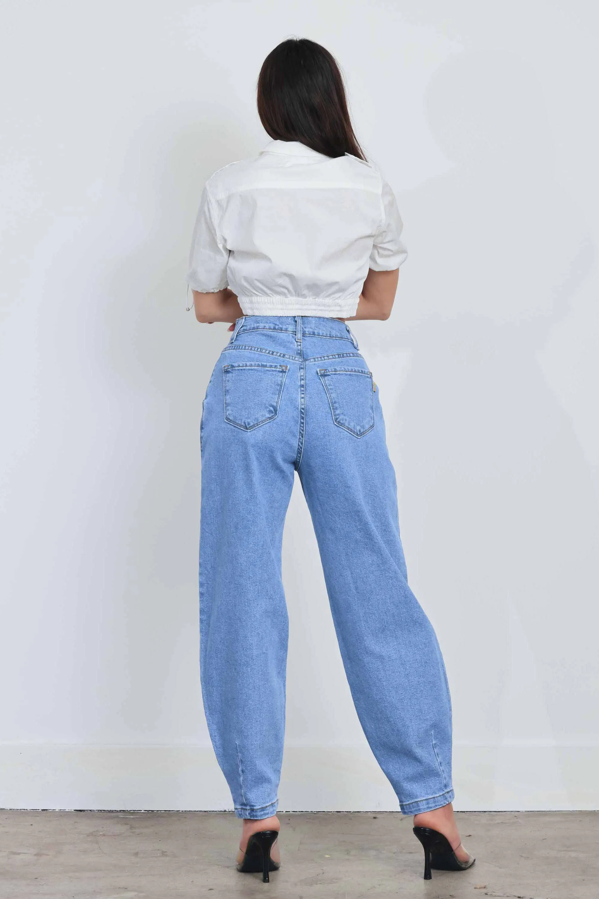 Slouchy High Waisted Jeans
