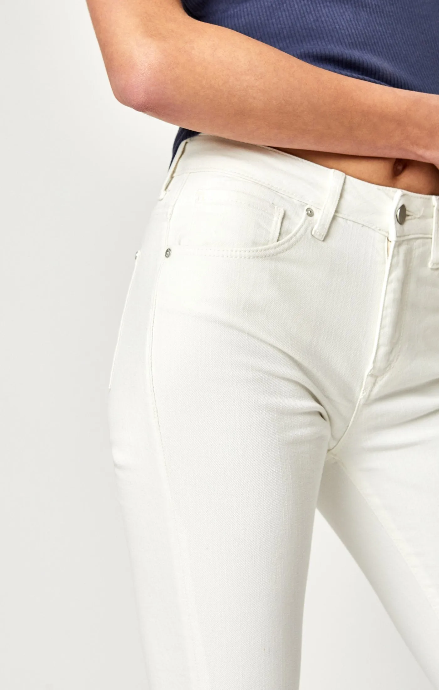 TESS SUPER SKINNY IN WHITE FRINGE VINTAGE