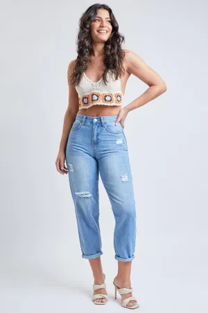 Women's Dream Balloon Fit Rolled Cuff Ankle Jeans