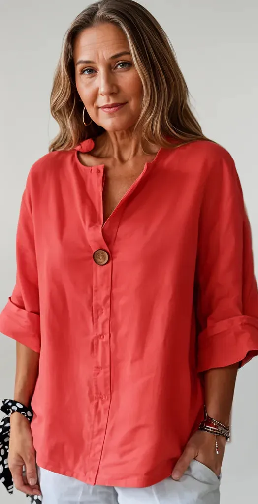 Yolanthe | Casual V-neck Blouse